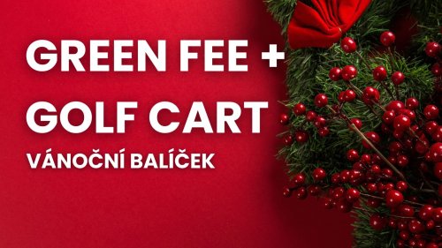 Vánoční balíček 2x green fee + buggy (po-ne)