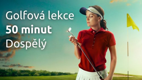 3x Individuální lekce s golfovou profesionálkou Šárkou Seifertovou - dospělý